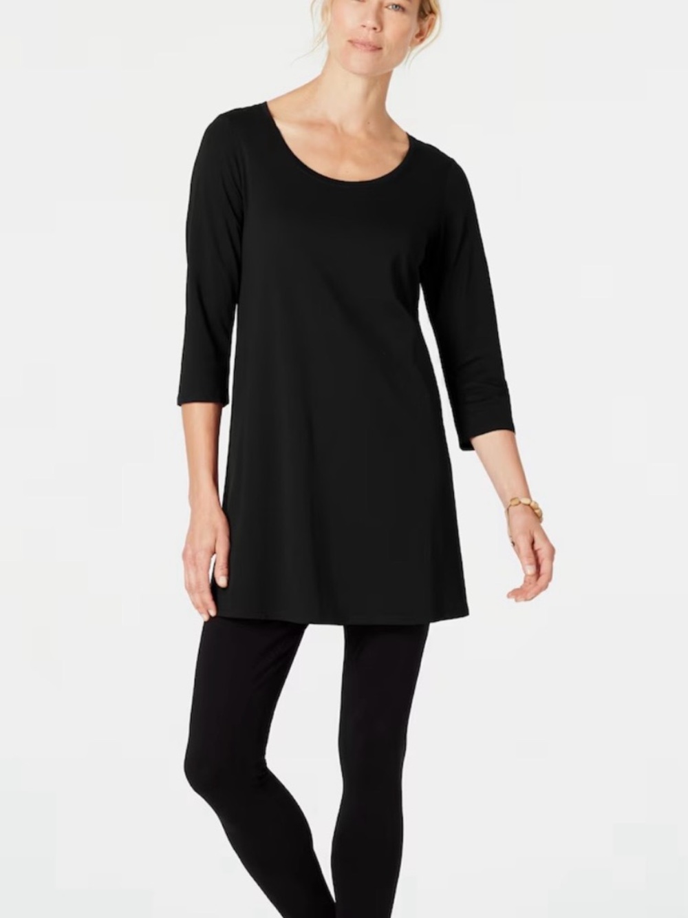 PureJill Ballet Sleeve Navy Blue Tunic
